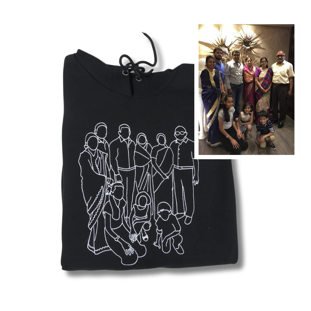 Customizable Embroidered  Heavyweight Oversized Hoodie