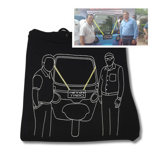 Customizable Embroidered  Heavyweight Oversized Hoodie