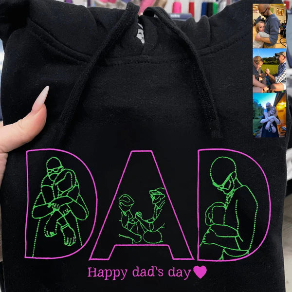 "DAD" Custom Hoodie