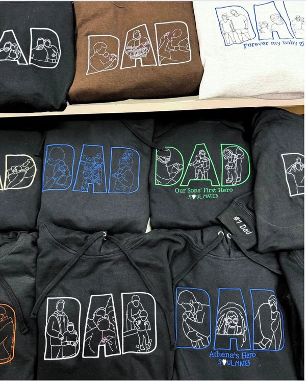 "DAD" Custom Hoodie